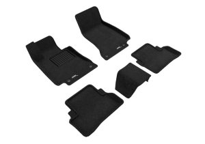 Mercedes-Benz E-Class Sedan Floor Mat Set - Front and Rear - 3D MAXpider - Elegant Series - Black - `17-`23 Mercedes-Benz E-Class Sedan Floor Mat Set - Front and Rear - 3D MAXpider - Elegant Series - Black - `17-`23
